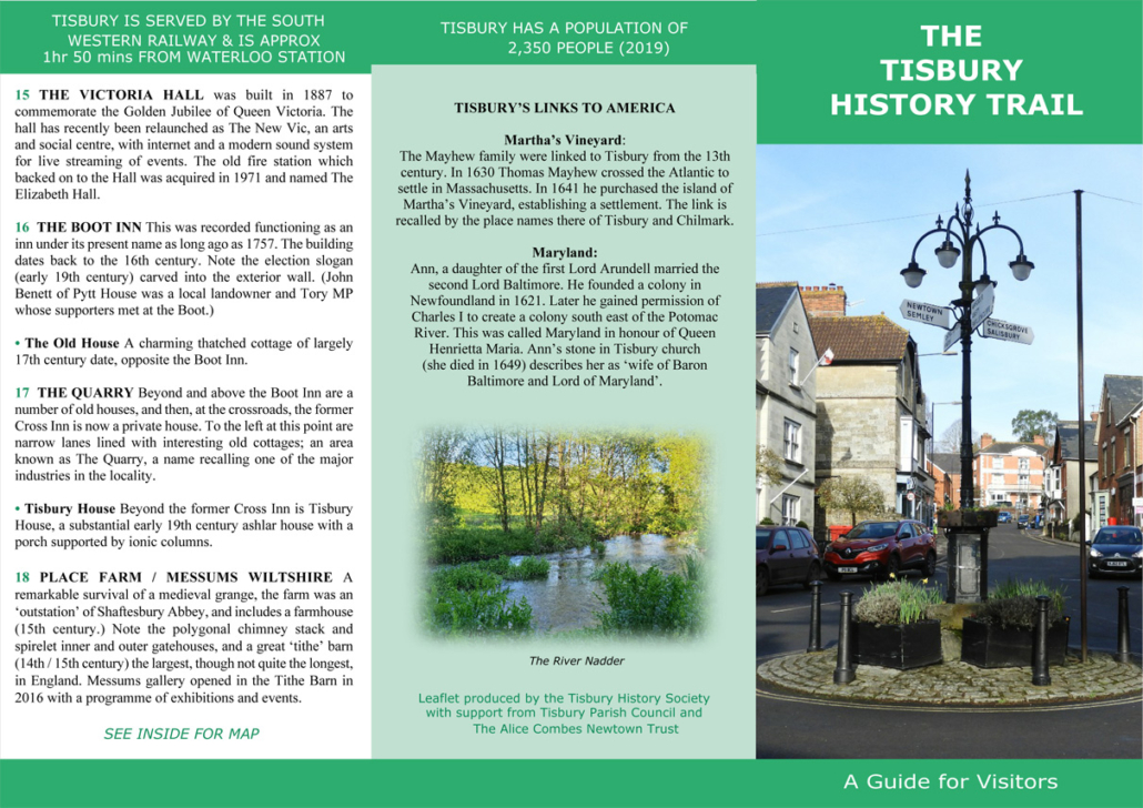 The Tisbury History Trail Tisbury History Society